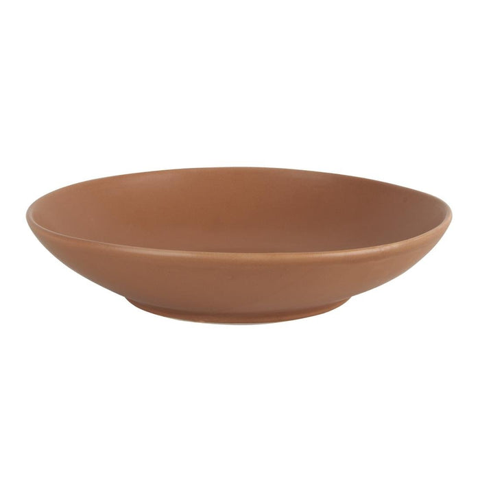 Olympia Build A Bowl platte kom cantaloupe 25x4,5cm (4 stuks)