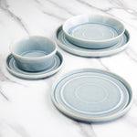 Olympia Cavolo plat rond bord ijsblauw 27cm (4 stuks)