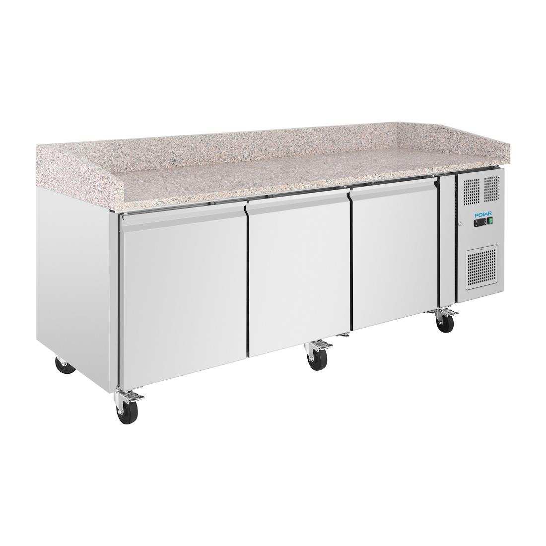 Polar U-Series Bakkerij Counter Koelkast met Granieten Blad 634Ltr