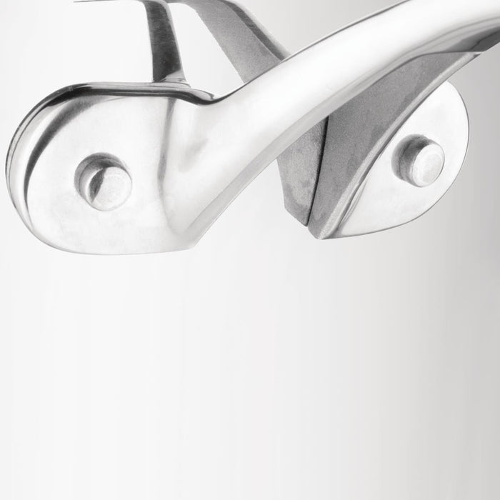 Vogue roestvrij staal & aluminium drielaagse geflarede sauteerpan 20cm