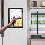 Europel Infokader / Zelfklevende Set Van 2 Stuks A4 Zwart