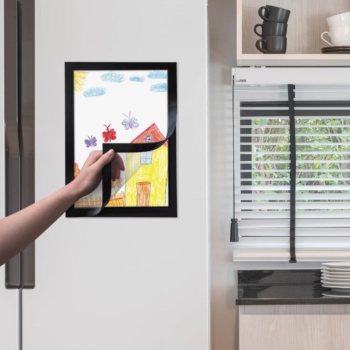 Europel Infokader / Zelfklevende Set Van 2 Stuks A4 Zwart