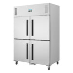 Polar g-serie opstaande dubbele stabiele deur gastro vriezer 1200ltr