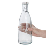 Olympia Gerecycleerde Glazen Swing Top Flessen 1Ltr (6 stuks)