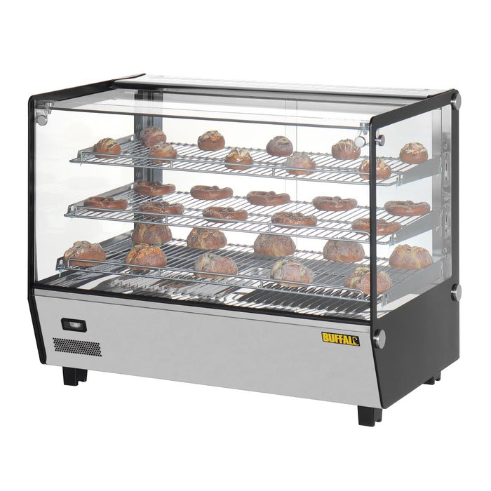 Buffalo Vierkante Aanrecht Verwarmde Display Merchandiser 160Ltr