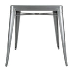 Bolero Bistro vierkante tafel grijs 66cm