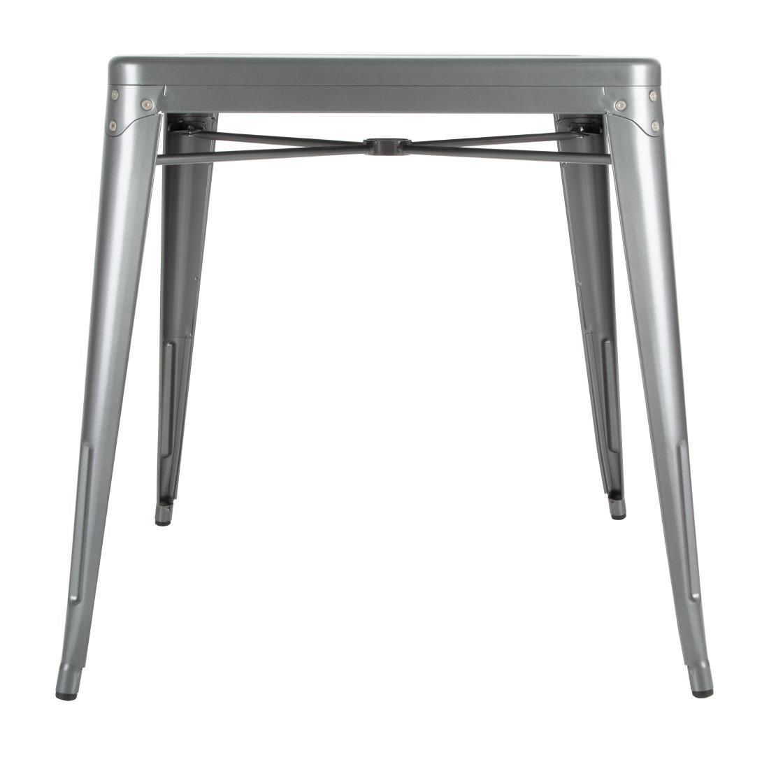 Bolero Bistro vierkante tafel grijs 66cm