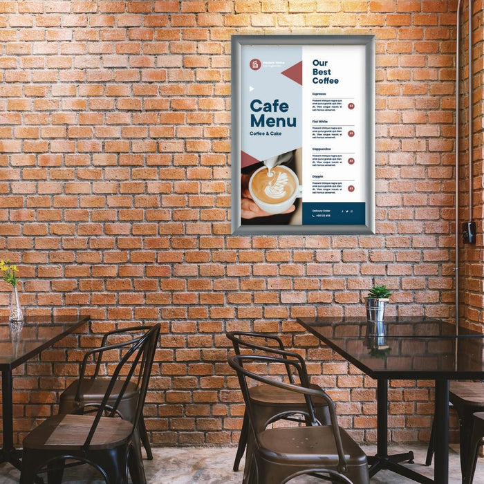 Europel Kliklijst A3 25mm Zilver