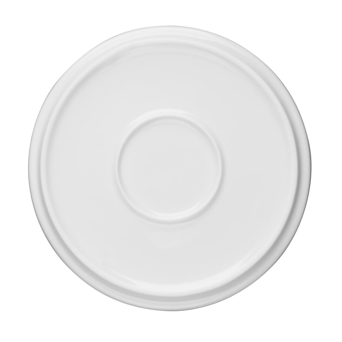Olympia Whiteware platte ronde borden 150 mm (6 stuks)