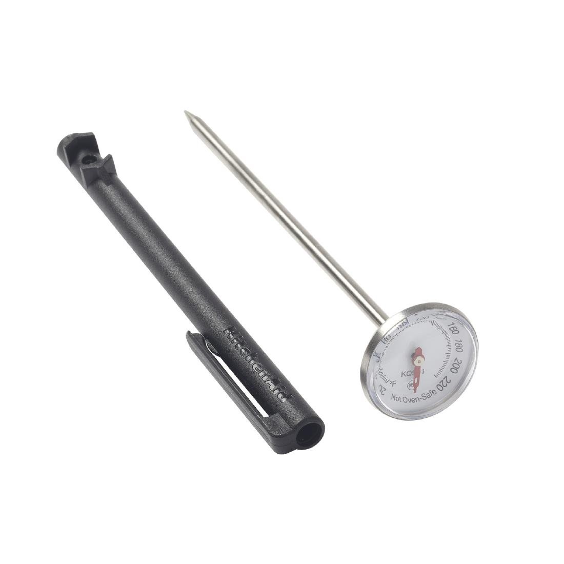 Kitchenaid Snellezende Vleesthermometer Met Beschermhoes Zwart 2.54cm