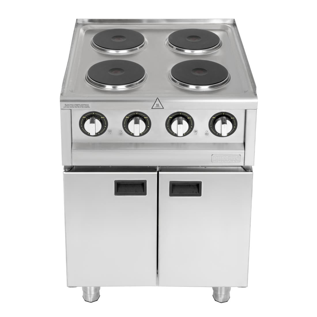 Buffalo 600 Serie Vrijstaand 4 Plaats Elektrische Kookplaat 7kW