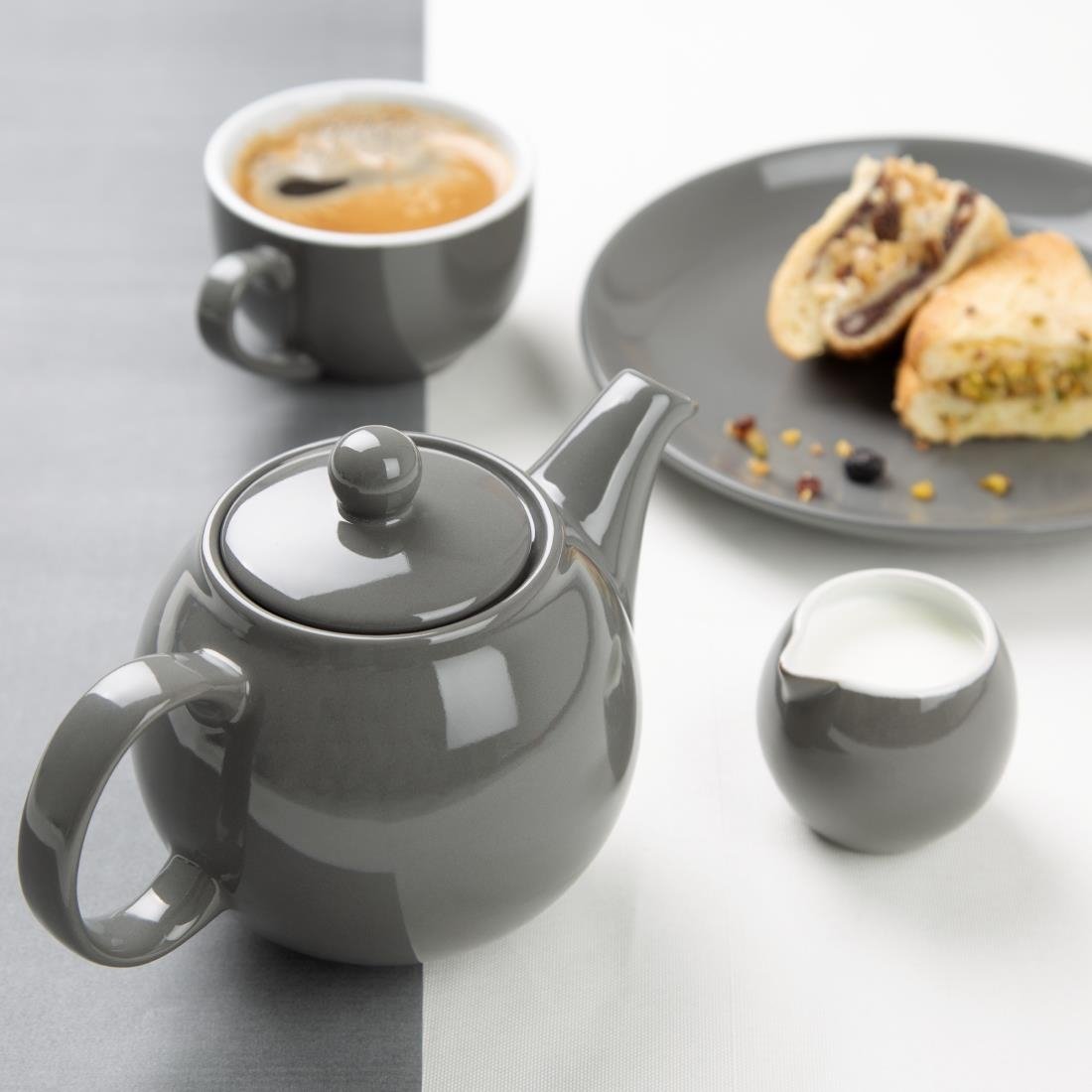 Olympia Café Theepot Houtskool 450ml (2 Stuks)