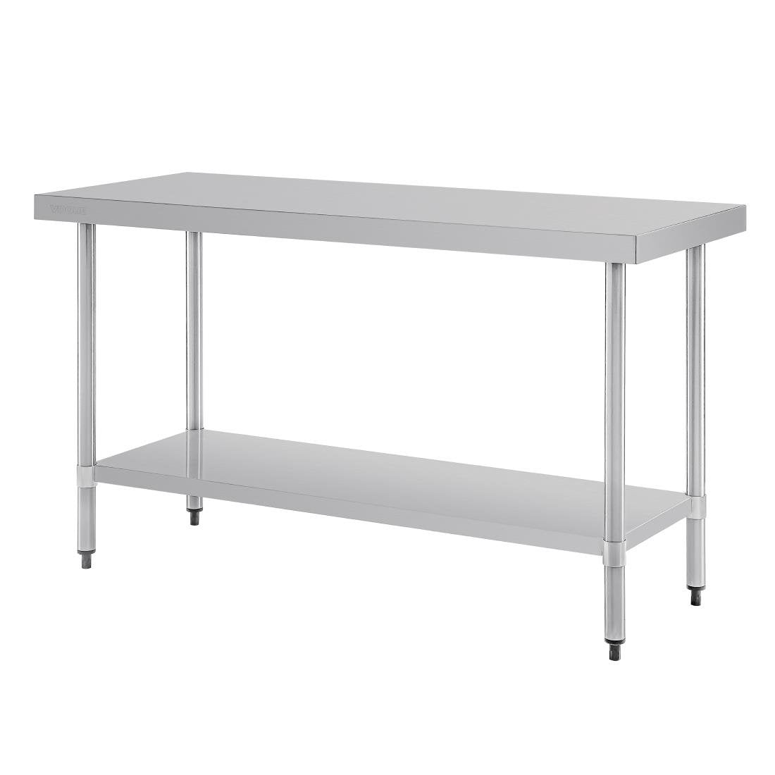 Vogue RVS werktafel zonder achteropstand 90x150x60cm