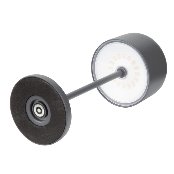 Olympia Siena Tafellamp Ronde Koepel Grijs 200mm