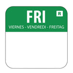 Hygiplas voedseletiketten vrijdag groen (1000 stuks)