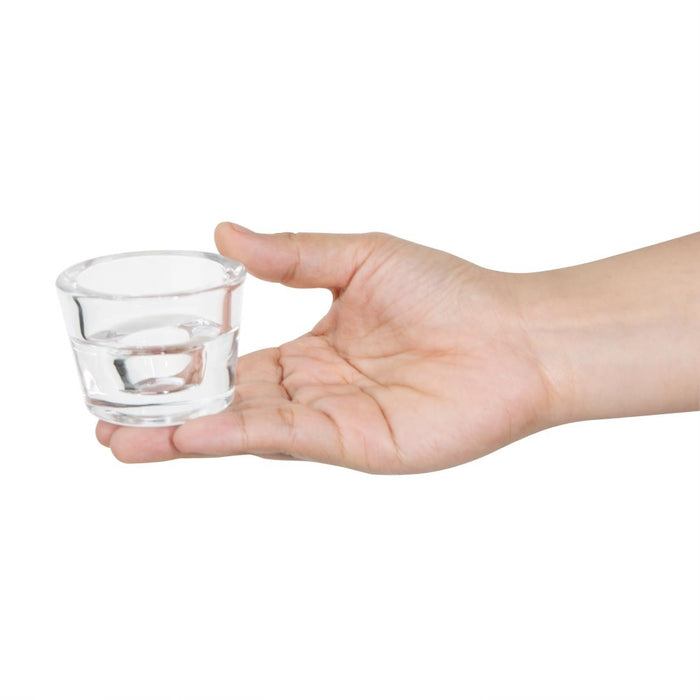 Olympia Klassiek Glazen Theelichthouder 60x45mm (6 stuks)