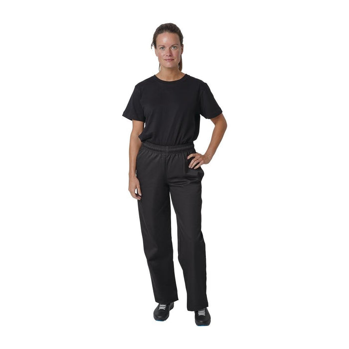 Whites Vegas Chef Broek Polykatoen Zwart S (5 stuks)