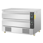 Polar U-serie compacte koel-vrieswerkbank 2 lades 6x GN 1/1