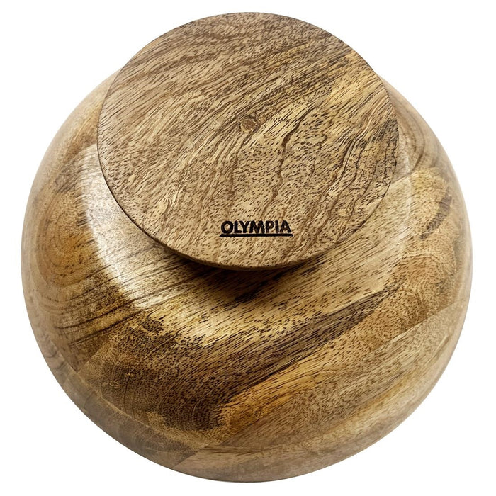 Olympia Schaal met voet Mango Hout 280mm