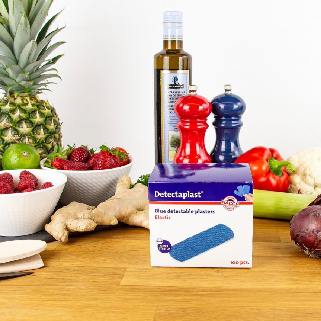 Detectaplast Elastische Pleister 25x72mm - 100 St