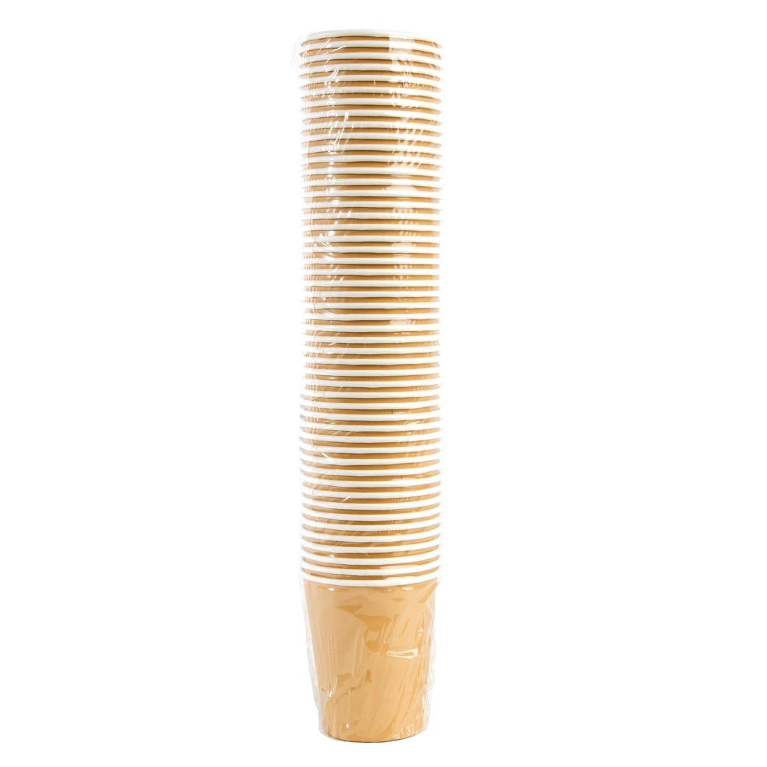 Fiesta Recyclable koffiebekers enkelwandig lichtbruin 23cl (1000 stuks)