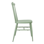 Bolero Windsor Aluminium Groene Stoelen (4 Stuks)