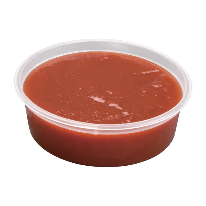 Fiesta recyclebare plastic magnetronbestendige delicatessenpotten 50ml / 1.75oz (100 stuks)