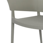 Bolero Lorenzo Caféstoelen Middengrijs (Pak Van 2)