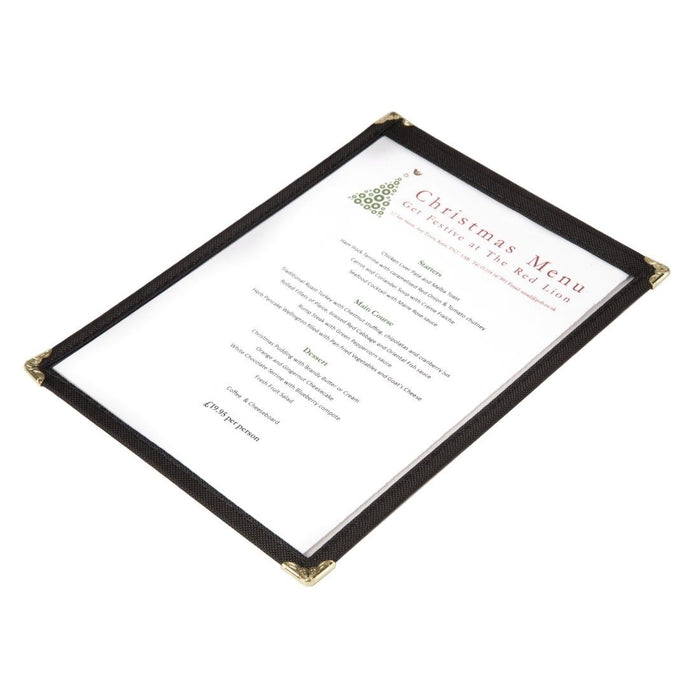 Olympia American Style menuhouder A5 zwart enkel