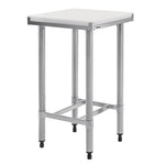 Vogue RVS snijtafel met HDPE snijplank 50cm