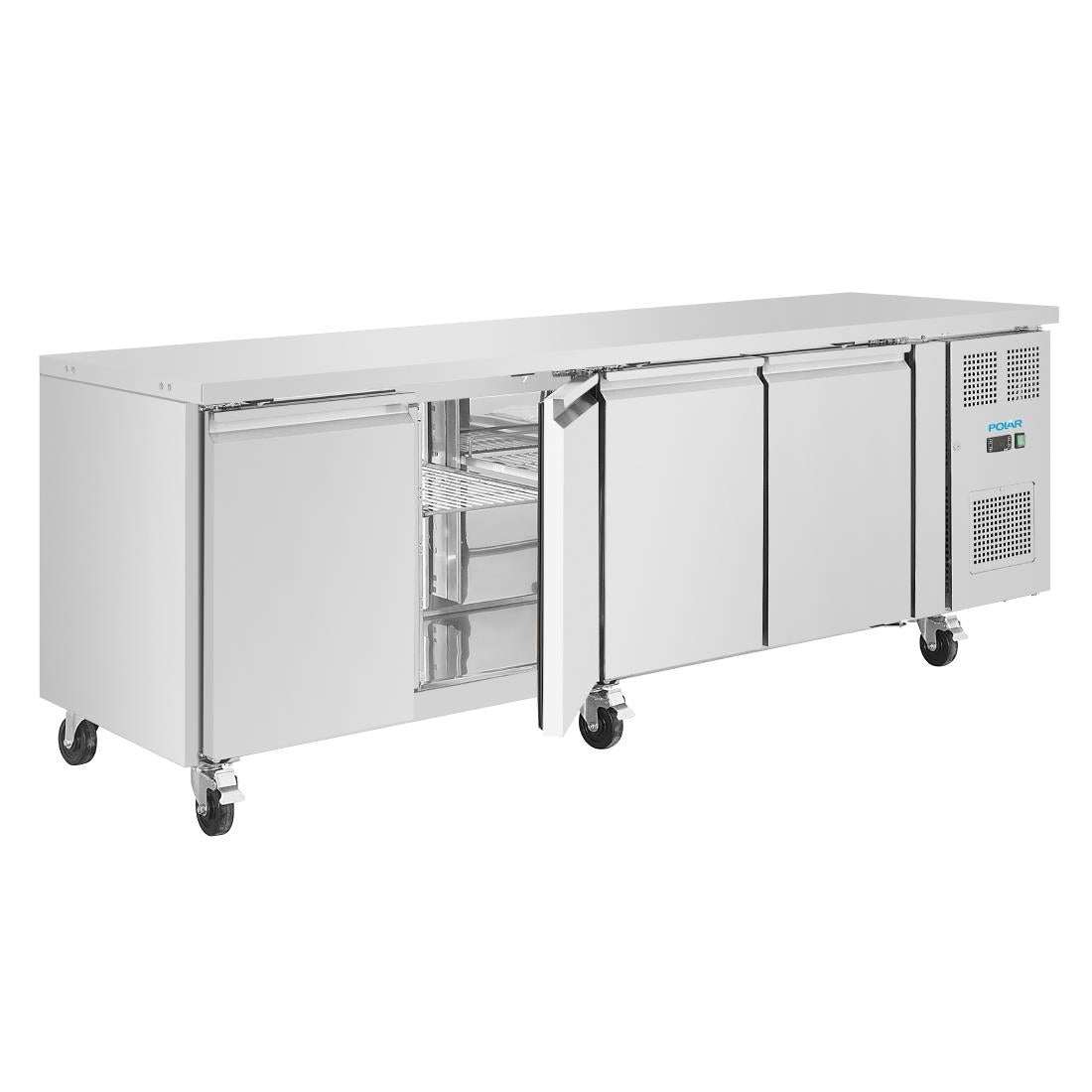 Polar U-Series Vier Deurs Counter Koelkast 553Ltr
