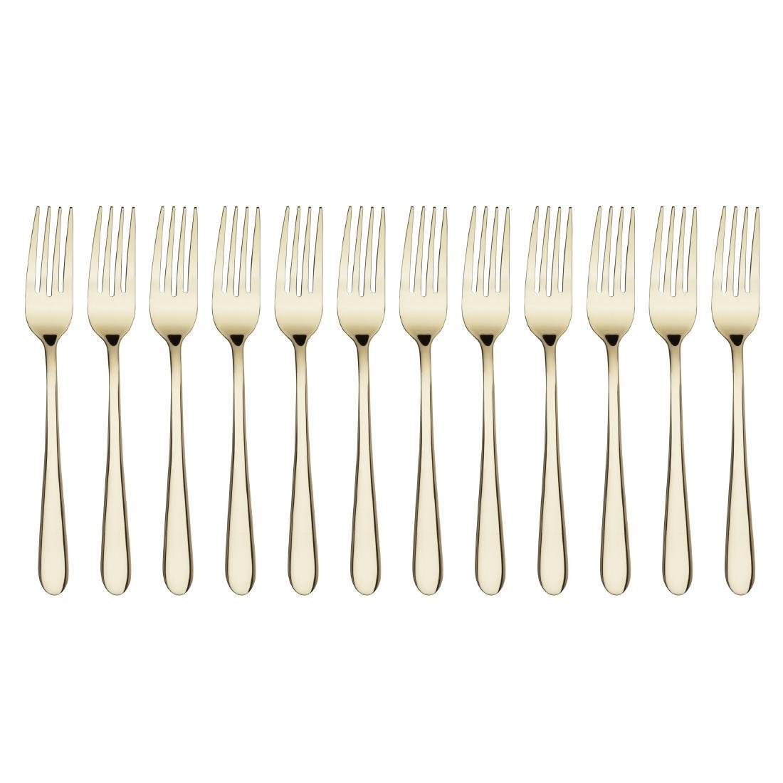 Olympia Buckingham Tafelvorken Champagne Goud (12 stuks)