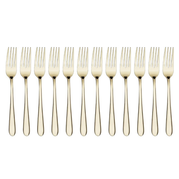 Olympia Buckingham Tafelvorken Champagne Goud (12 stuks)