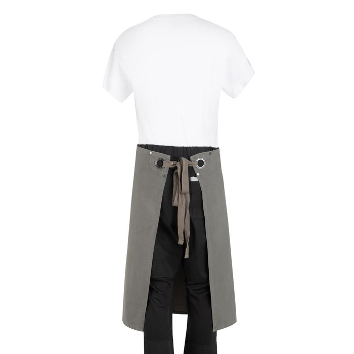 Khaki Southside Cotton Canvas Bistro Schort