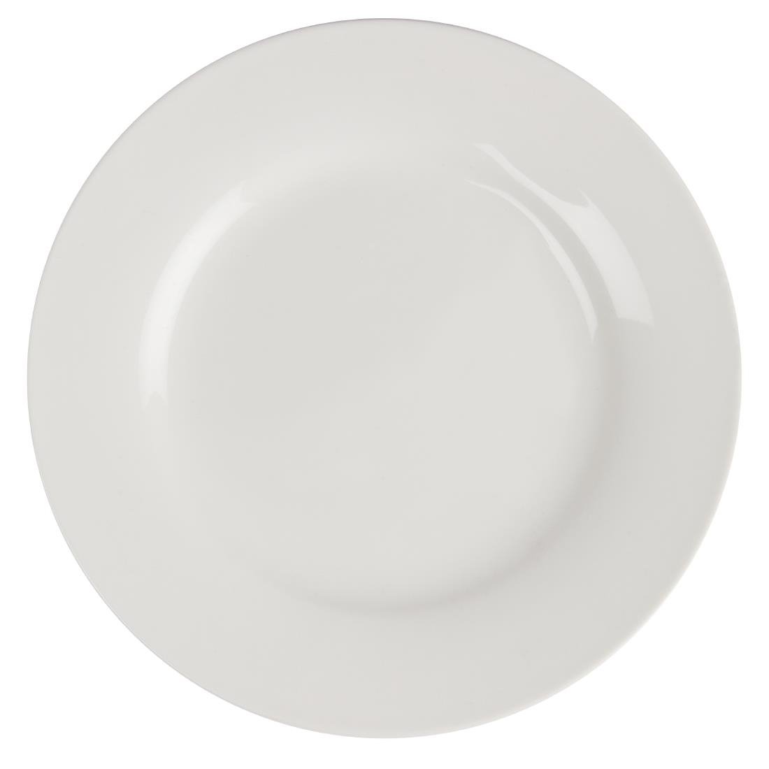 Olympia Lumina borden met brede rand 15cm (6 stuks)