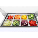 Polar U-serie saladette 154L 8x GN 1/6