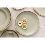 Olympia Kiln coupe borden mosgroen 23cm (6 stuks)