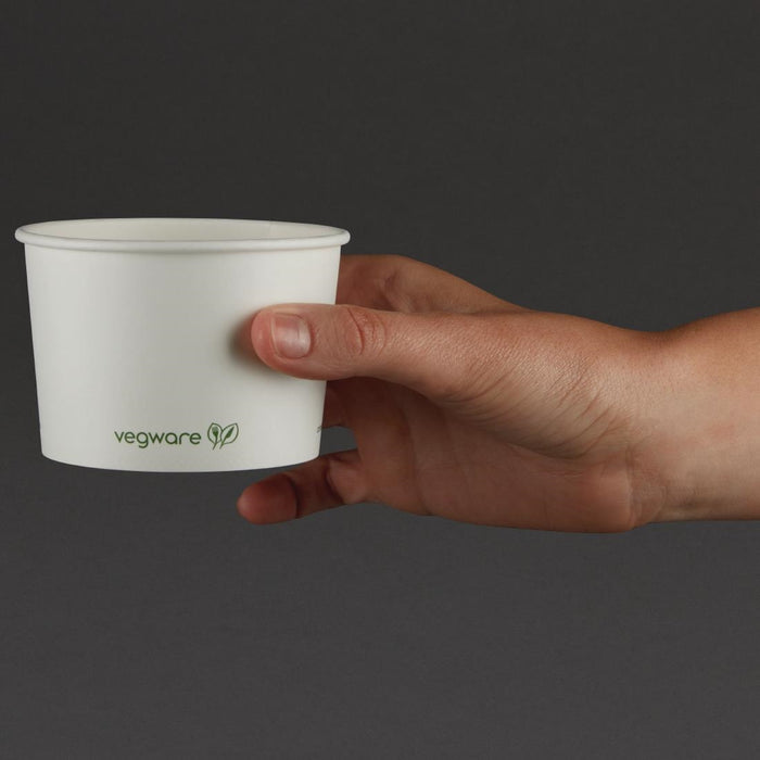 Vegware composteerbare soep- en ijsbakjes 23cl (1000 stuks)