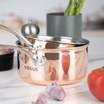 Vogue Triwall koperen inductie steelpan 18cm