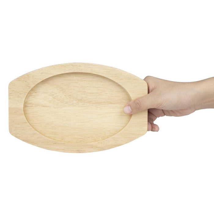 Olympia Hevea Bord Voor Gietijzeren Ovale Orenschotel 230x135mm Voor Fw818