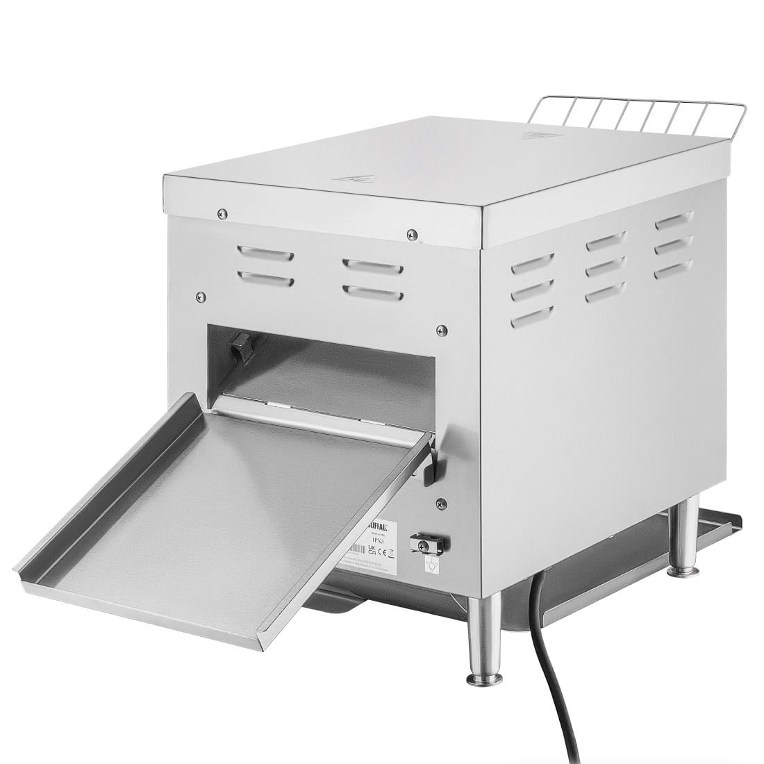 Buffalo Dubbel Plak Transportband Broodrooster