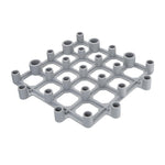 Vogue plastic stelvloer rek (verpakking van 2)