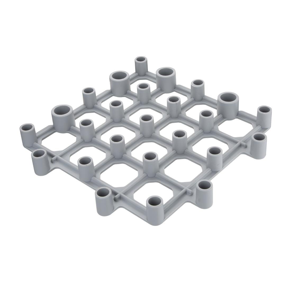 Vogue plastic stelvloer rek (verpakking van 2)