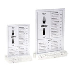 Europel Bordenhouder A5 Polystone Wit