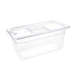 Vogue polycarbonaat 1/3 gastronorm container 150mm doorzichtig