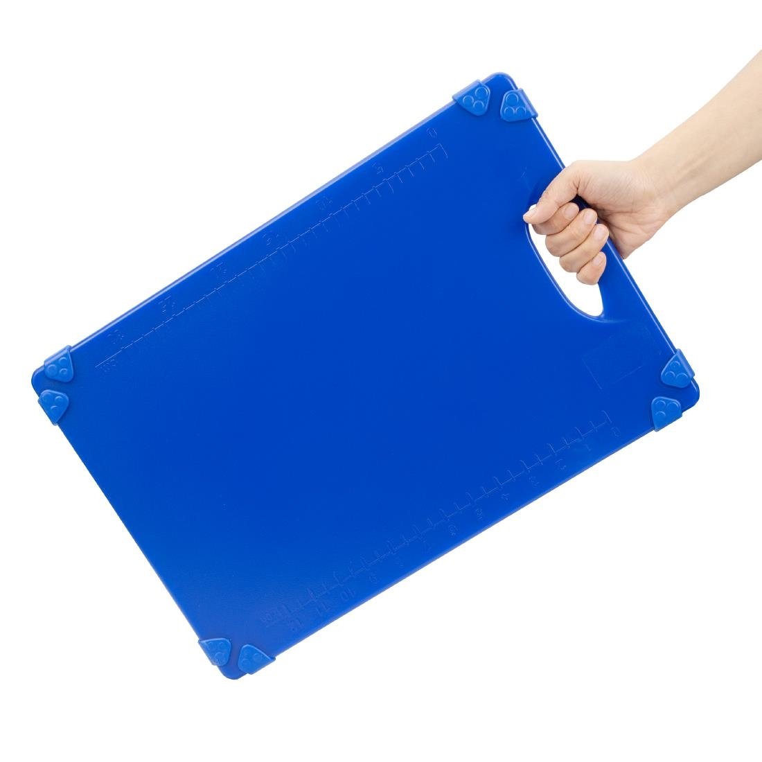 Hygiplas Commerciële Grip Snijplank Blauw 458X306Mm