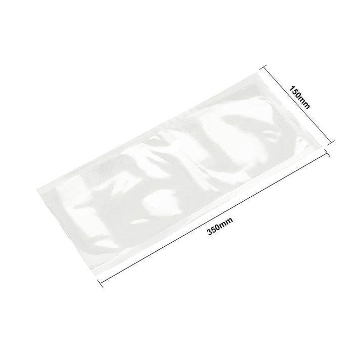 Vogue Composteerbare Gedrukte Vacuüm Sealer Zakjes 150x350mm (Pak Van 50)