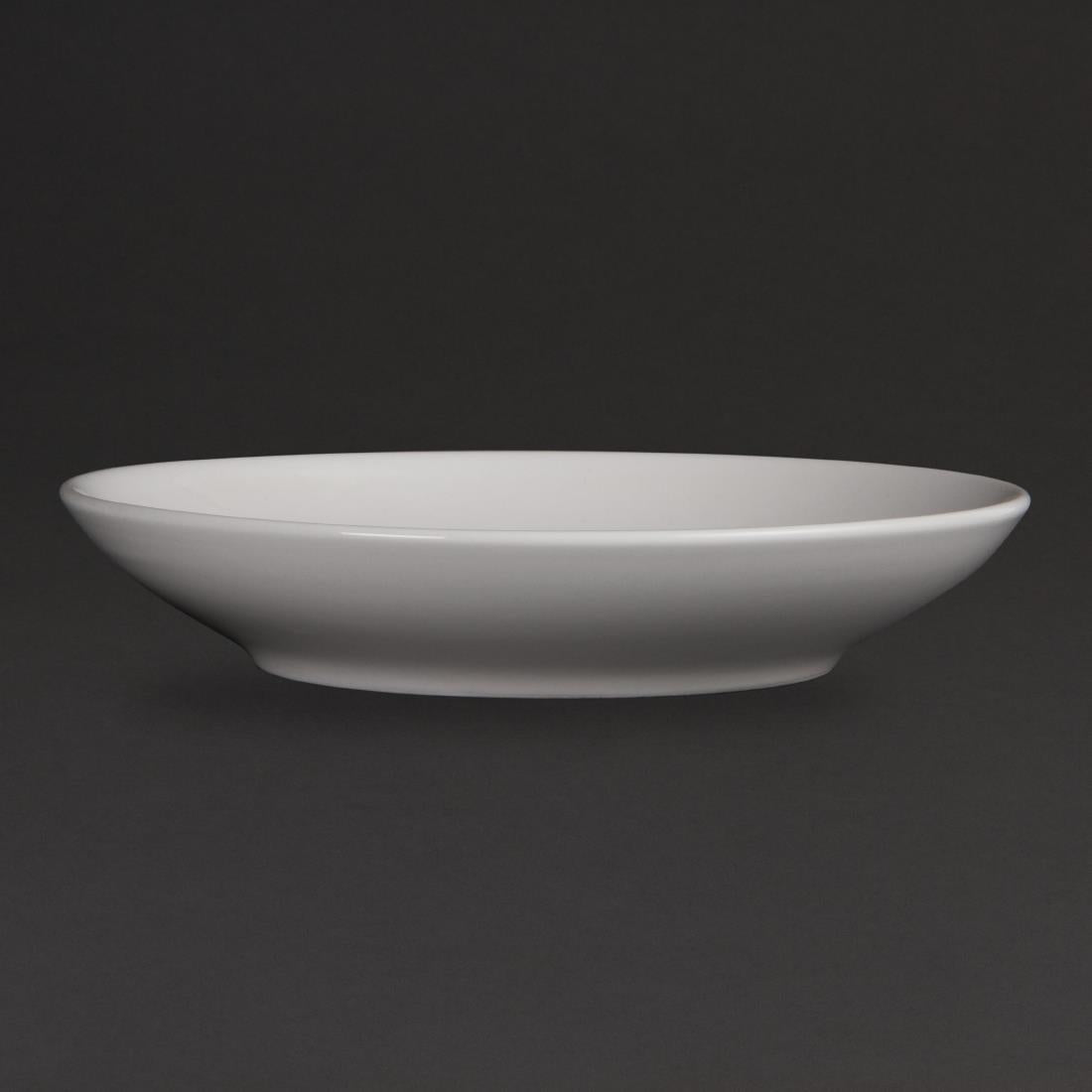 Olympia Whiteware diepe borden 26cm (6 stuks)