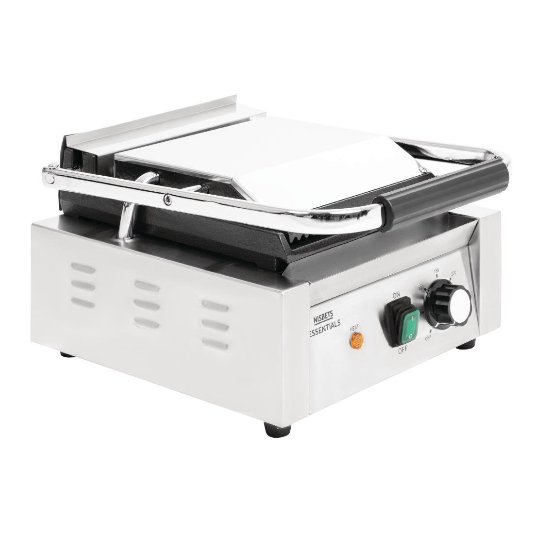 Nisbets Essentials contactgrill groef/glad 36 x 31cm 1800W