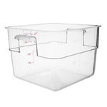 Hygiplas polycarbonaat voedseldoos vierkant 10L